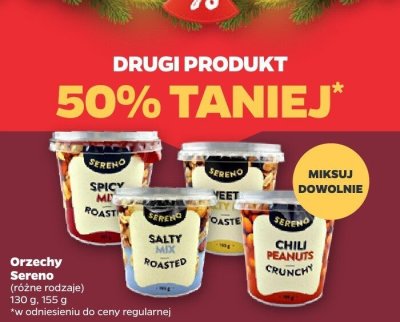 Orzechy Sereno, różne rodzaje DRUGIE -50% promocja w Netto