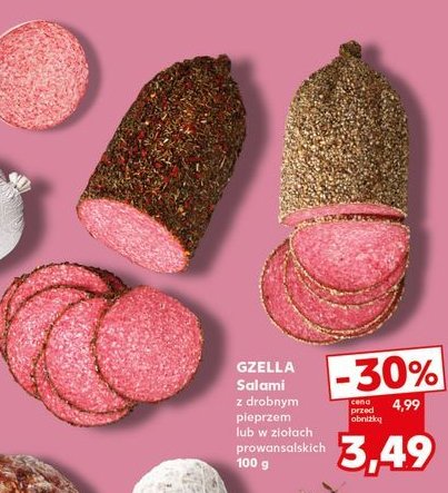 Salami w zio艂ach prowansalskich Gzella promocja