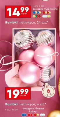 Bombki nietłukące 6 szt. promocja w Biedronka
