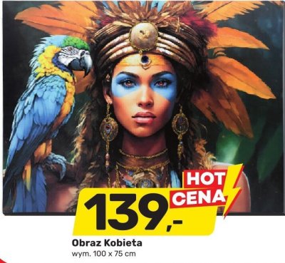 Obraz Kobieta promocja w Bricomarche