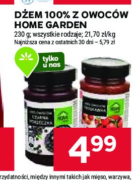 Dżem truskawkowy Home garden promocja w Stokrotka