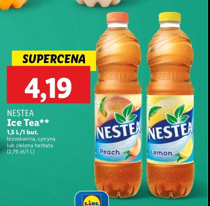 Herbata mrożona green tea Nestea promocja