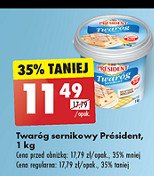 Twaróg śmietankowy President promocja