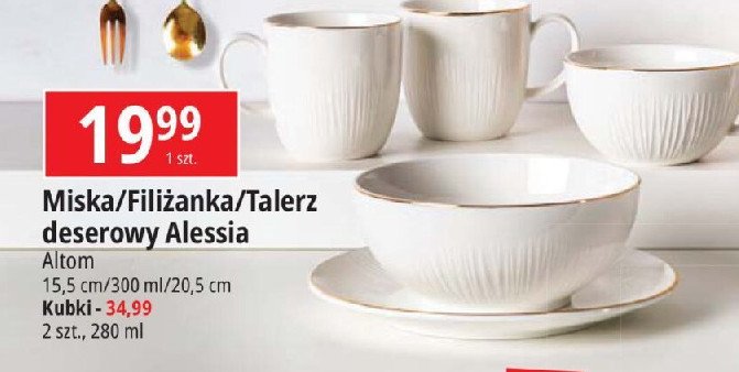 Miska 550 ml alessia Altom promocja w Leclerc