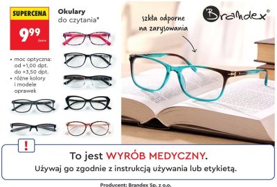 Okulary do czytania Braindex promocja w Biedronka
