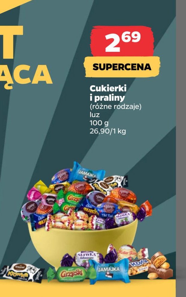 Cukierki Wawel śliwka w czekoladzie promocja