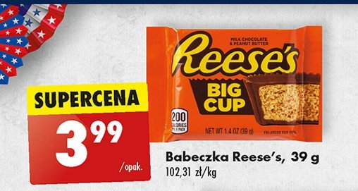 Ciastko Reese's big cup promocja