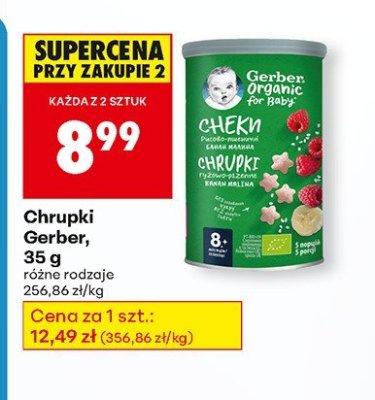 Chrupki Gerber, 35 g promocja w Biedronka