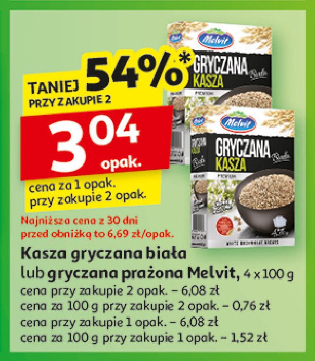 Kasza gryczana Melvit promocja