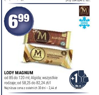 Lód caramel Algida magnum double promocja