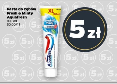 Pasta do zębów Fresh & Minty  promocja w Netto