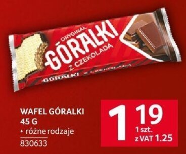 Wafel Góralki 45 g promocja w Selgros