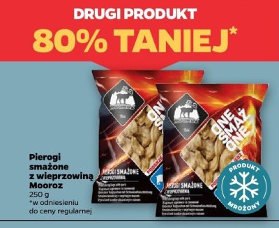 Pierogi smażone z wieprzowiną DRUGIE -80% promocja w Netto