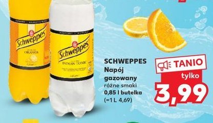 Napoj orange Schweppes promocja