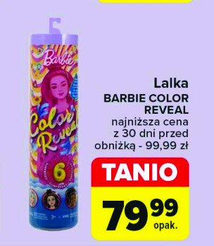 Lalka barbie color reveal denim promocja