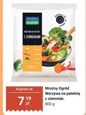 Warzywa na patelnię z ziemniakami promocja w Dino