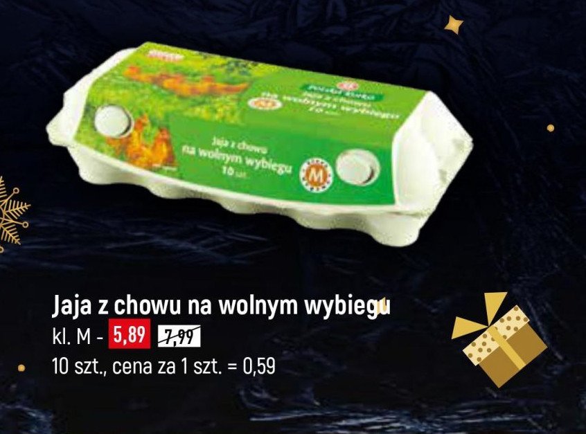 Jaja z wolnego wybiegu kl. m Kurza ferma promocja