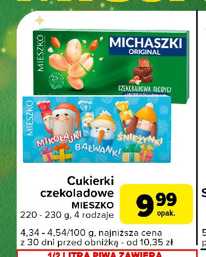 Czekoladki Mieszko michaszki promocja