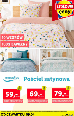 Pościel satynowa 2x 70 x 80 cm + 160 x 200 cm Meradiso promocja