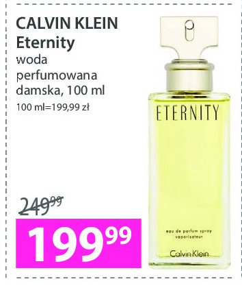 Woda perfumowana Calvin klein eternity woman promocje