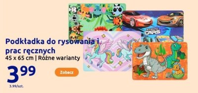 Podkładka do rysowania i prac ręcznych, różne warianty promocja w Action