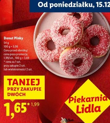 Donut Pinky promocja w Lidl