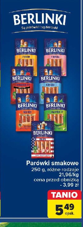 Parówki bacon Morliny berlinki promocja