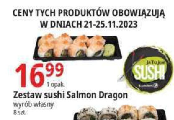 Sushi green dragon SUSHI E.LECLERC promocja