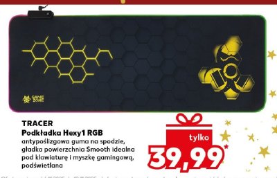 Podkładka TRACER Hexy1 RGB promocja w Kaufland