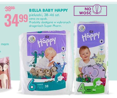 Pieluchy junior extra Bella baby happy promocje
