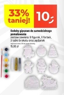 Ozdoby gipsowe do samodzielnego pomalowania promocja w Dealz