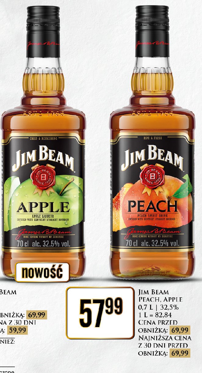 Bourbon Jim beam apple promocja