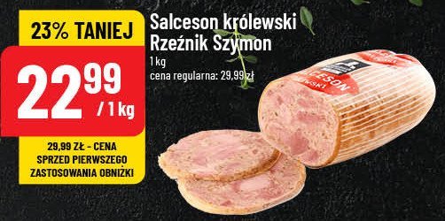 Salceson królewski Rzeźnik szymon poleca promocja w POLOmarket