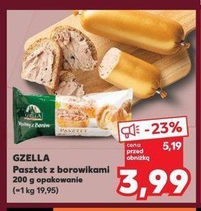 Pasztetowa z borowikami Gzella promocja