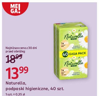 Podpaski normal Naturella classic promocja