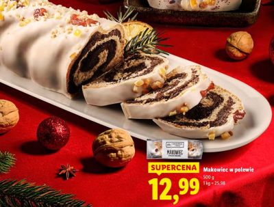 Makowiec w polewie promocja w Lidl