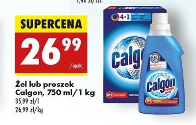 呕el zmi臋kczaj膮cy wod臋 przeciw kamieniowi Calgon promocja