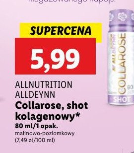 Shot collarose Allnutrition promocja