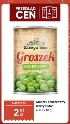 Groszek konserwowy  promocja w Dino