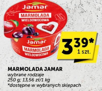 Marmolada Jamar różne rodzaje promocja w Euro Sklep