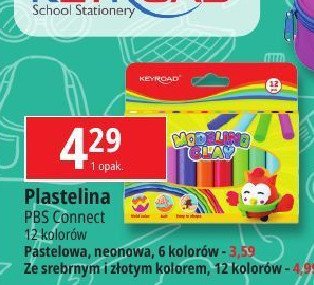 Plastelina ze srebrnym i złotym kolorem Keyroad promocja