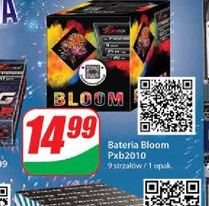 Bateria bloom 9 strzałów Piromax promocja