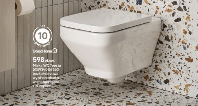 Miska WC Teesta promocja w Castorama