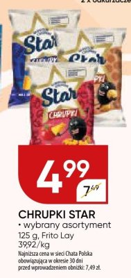 Chrupki Star Frito Lay promocja w Chata Polska