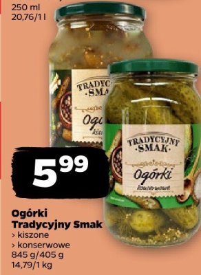Ogórki kiszone promocja w Netto