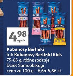 Kabanosy z indyka Morliny berlinki promocja