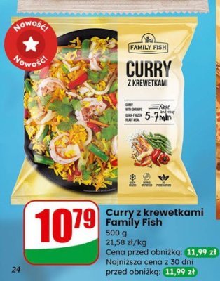 Curry z krewetkami  promocja w Dino
