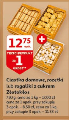 Ciastka domowe kruche Złotokłos promocja