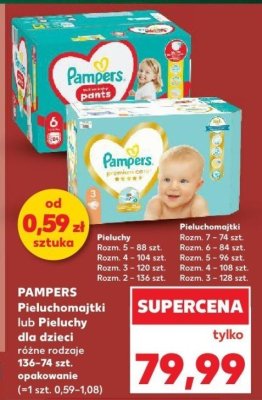 Pieluchy różne rodzaje promocja w Kaufland