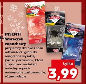 Woreczek zapachowy black Moje auto insenti promocja w Kaufland